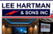 Website redesign for Lee Hartman and Sons, Inc.
