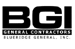 New logo designs for Blueridge Construction - BGI
