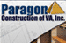 New Website Design for Paragon Constuction of Virginia