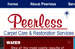 Website redesign for Peerless Restoration