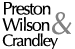 Website logo designs for Preston, Wilson and Crandley law offices