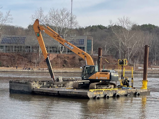 Triton dredging operation